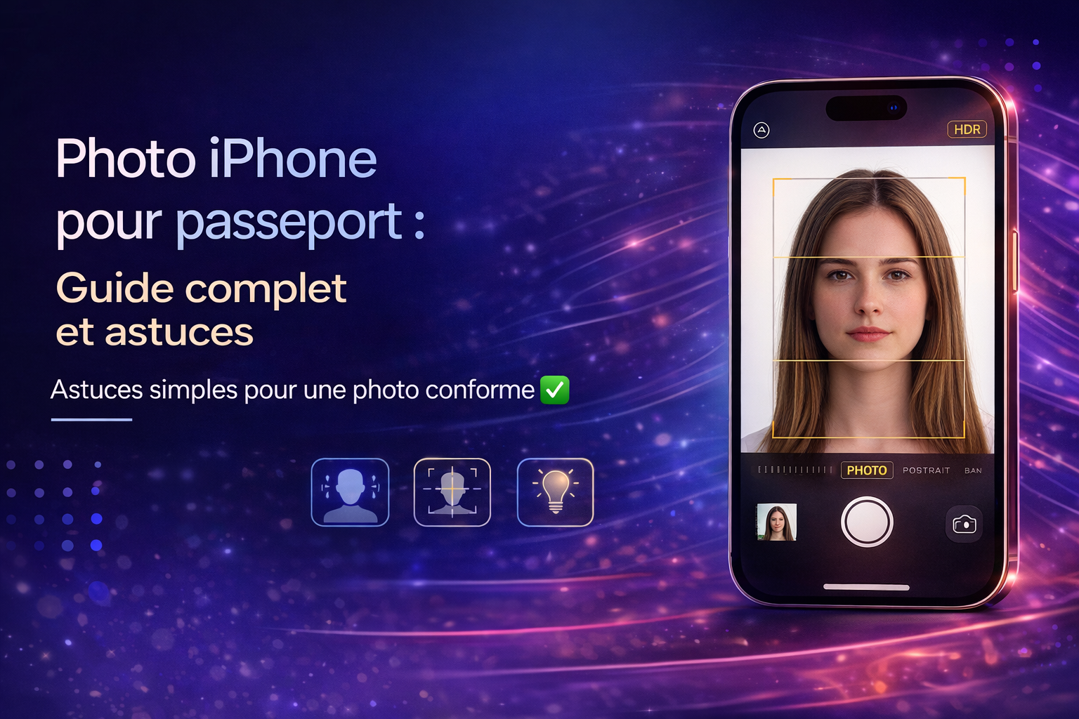 Photo iPhone pour passeport : Guide complet et astuces